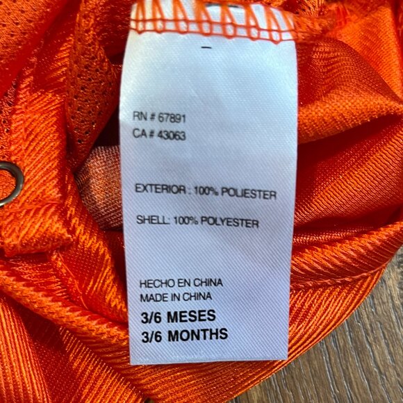 Baby TEAM Apparel 3/6 Month NFL Denver Broncos Manning 18 Orange Jersey - Picture 6 of 7